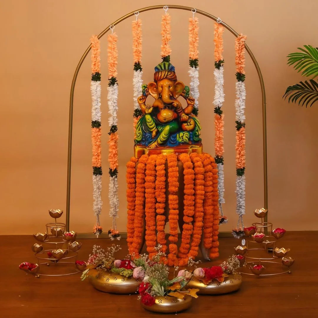 Ganesh Chaturthi setup