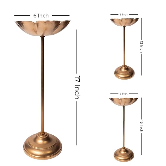 Taj Bowl Hammered Urli Candle Stand