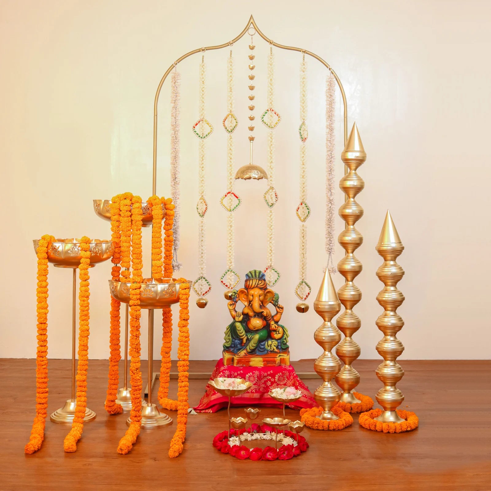 Ganesh Chaturthi setup