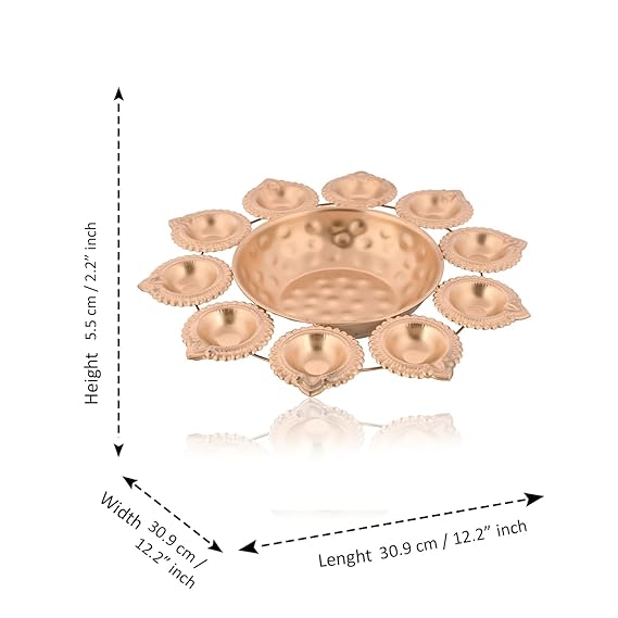 Decorative Iron Diya Urli